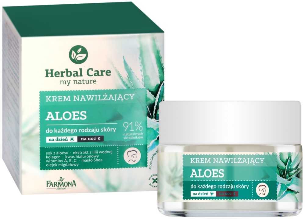 Farmona Herbal Care Moisturizing Cream Aloe - ���������� ���� �� ���� � ���� ���� �� ������� Herbal Care - ����