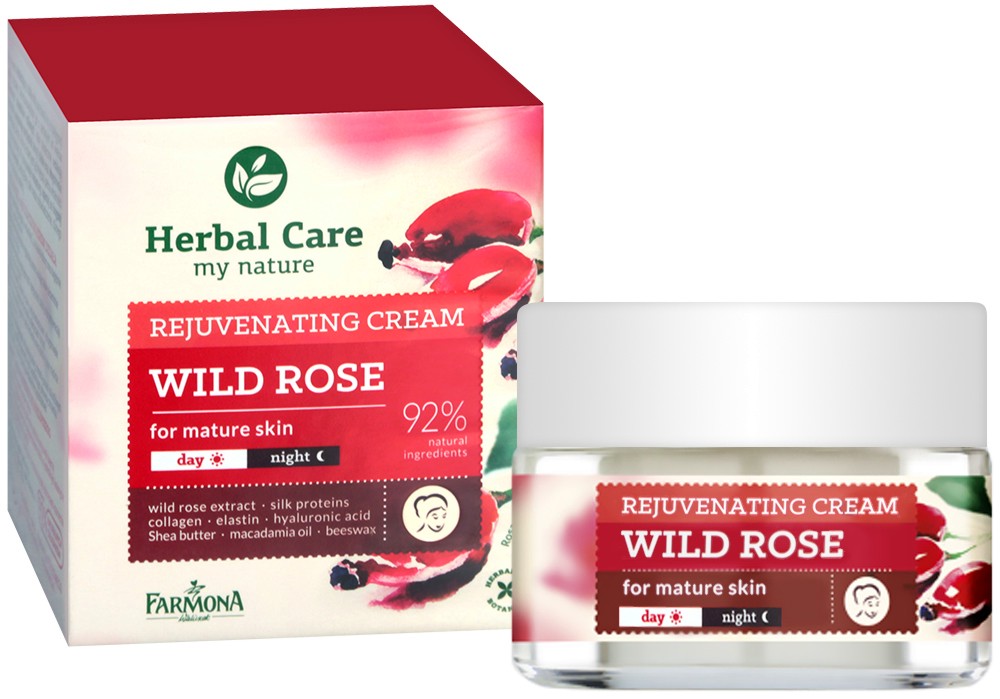 Farmona Herbal Care Wild Rose Rejuvenating Cream -         Herbal Care - 