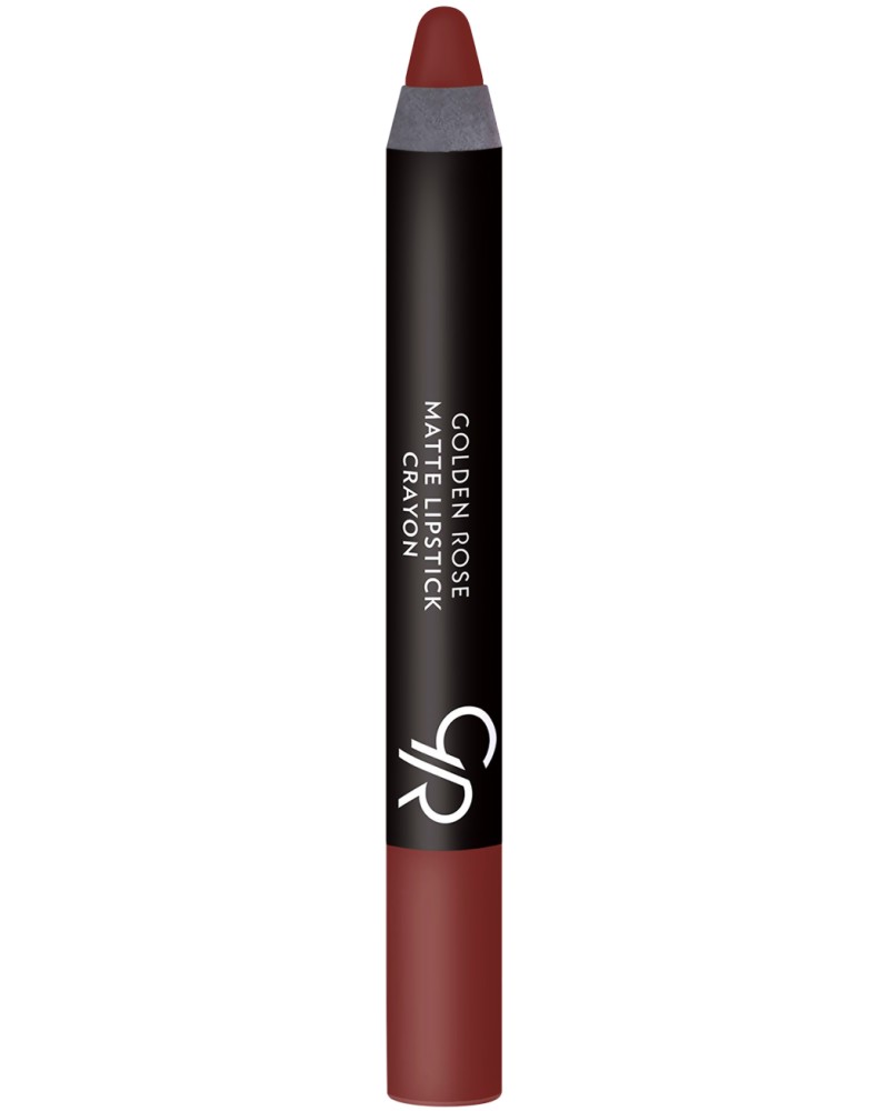 Golden Rose Matte Lipstick Crayon - Червило-молив с матов ефект - червило