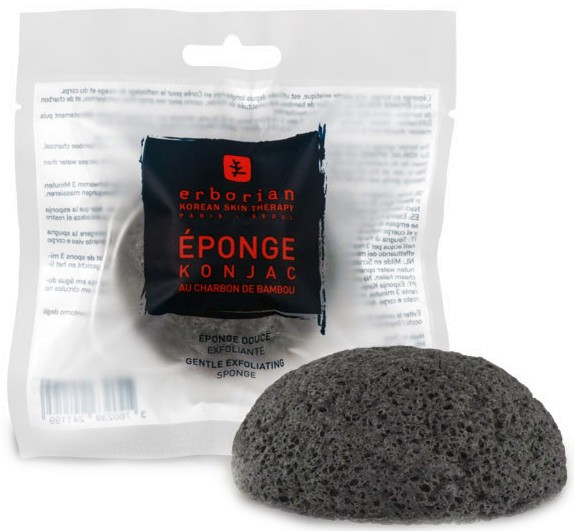 Erborian Konjac Sponge Charcoal - ������� ���� �� ���������� �� ���� � ����� �� �������� ������ - �������