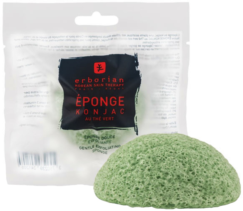 Erborian Konjac Sponge Green Tea - ������� ���� �� ���������� �� ���� ��� ����� ��� - �������