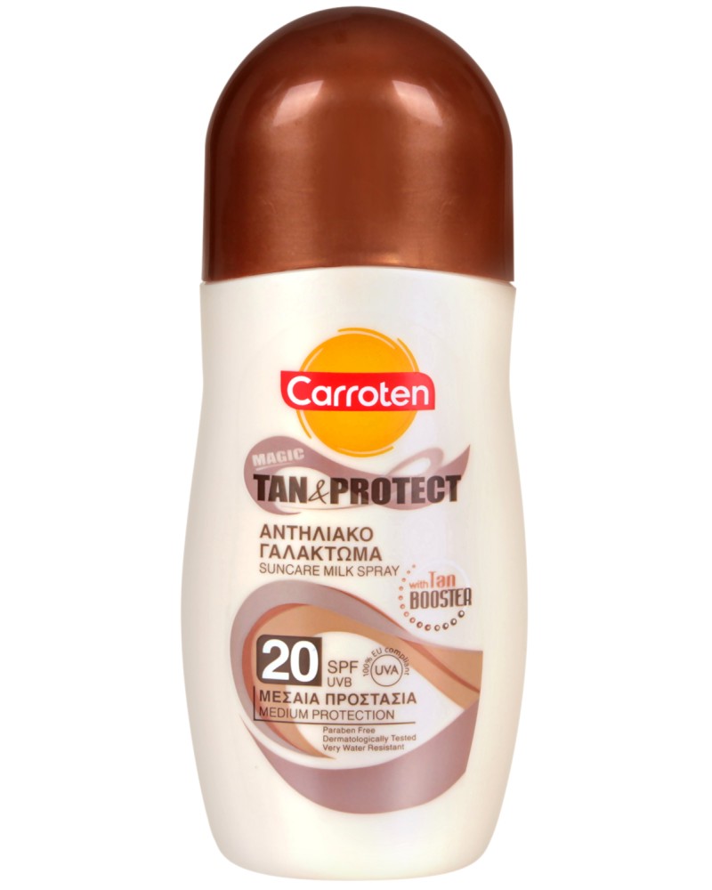 Carroten Magic Tan & Protect Suncare Milk Spray -       -   