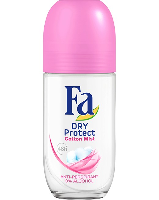 Fa Dry Protect Cotton Mist Anti-Perspirant Roll-On -          - 