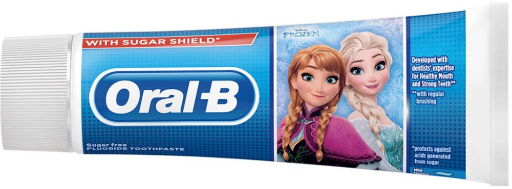 Oral-B Kids 3+ Frozen Fluoride Toothpaste - ����� �� ���� �� ���� ��� 3 ������ - ����� �� ����