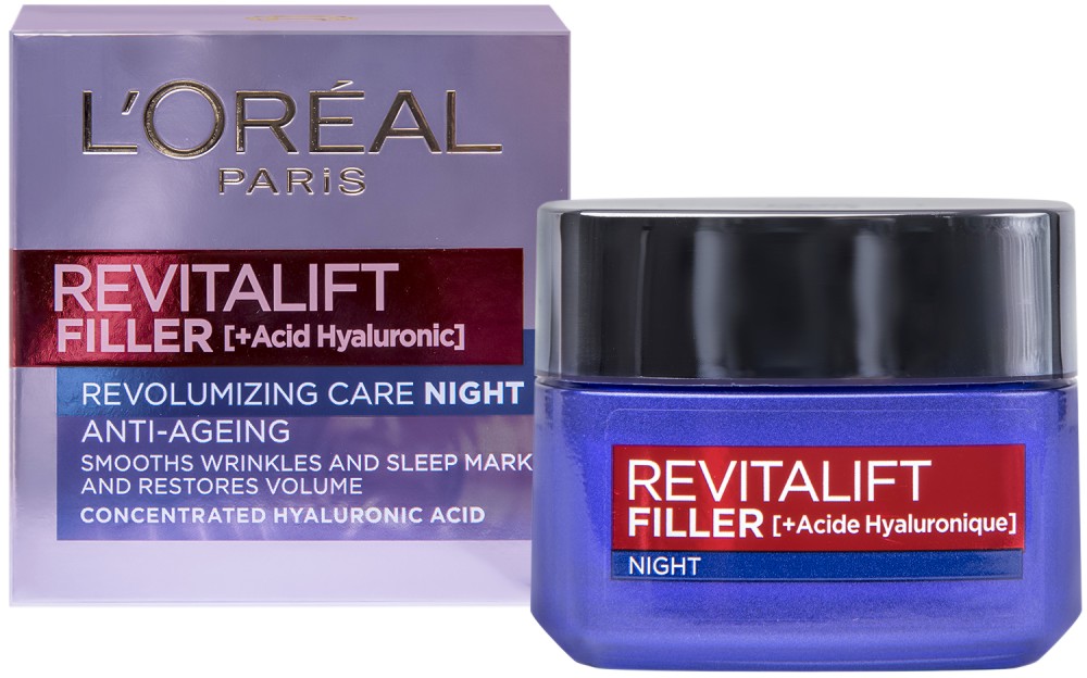 L'Oreal Revitalift Filler Anti-Ageing Care Night -         Revitalift Filler HA - 