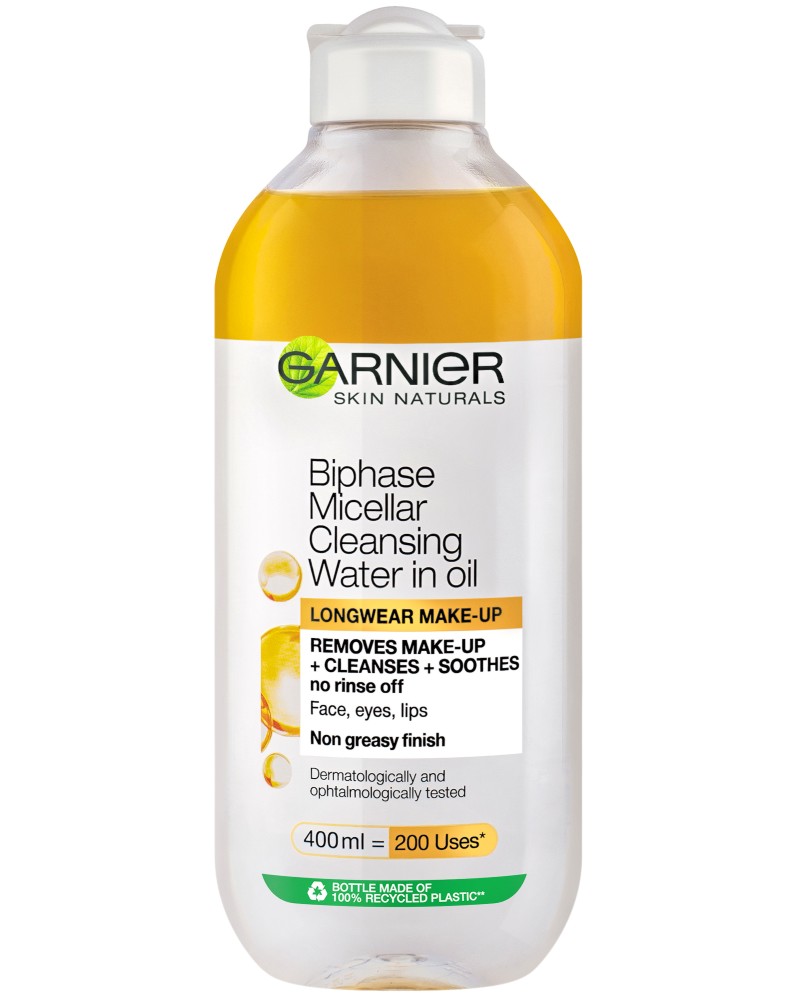 Garnier Skin Naturals Biphase Micellar Cleansing Water in Oil -      Skin Naturals - 