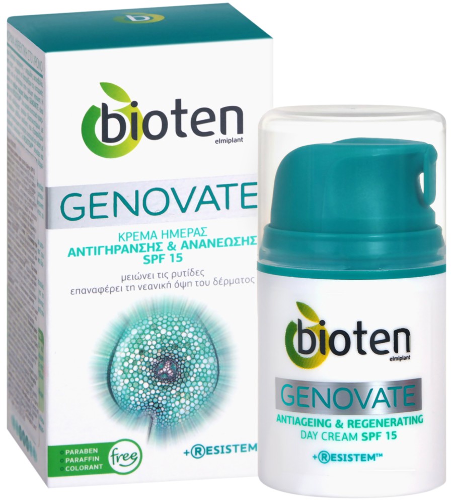 Bioten Genovate Antiageing & Regenerating Day Cream - SPF 15 -        "Genovate" - 