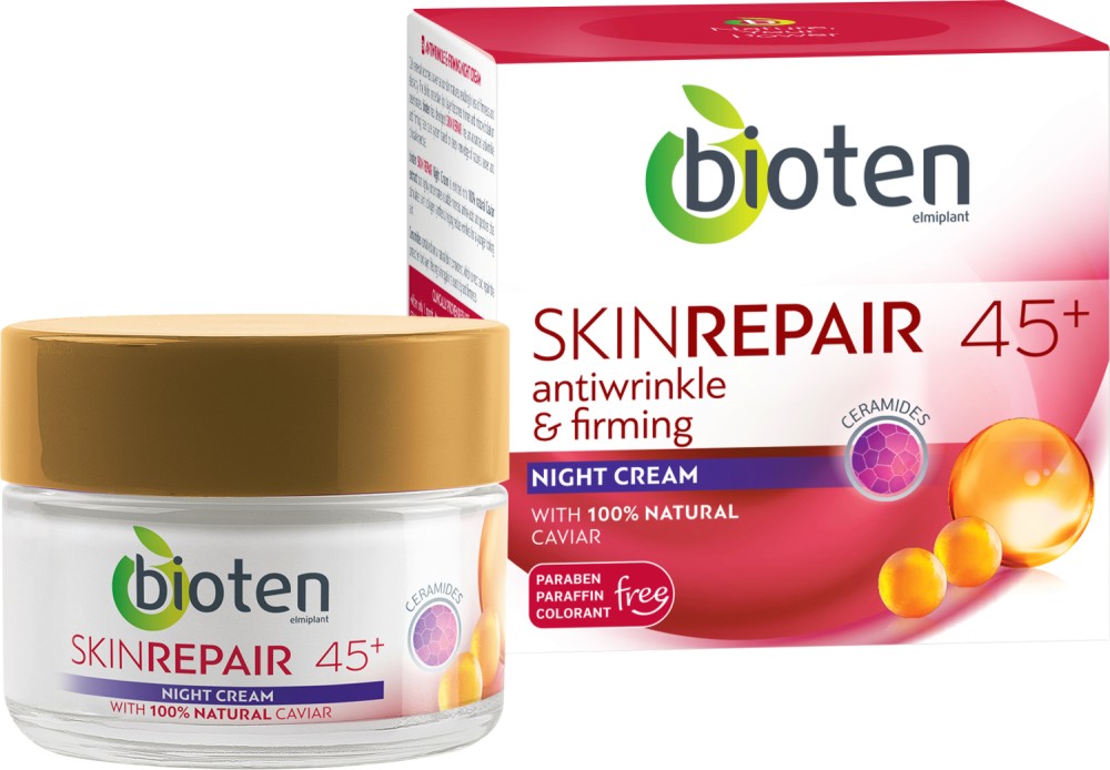 Bioten Skin Repair Antiwrinkle & Firming 45+ Night Cream -       "Skin Repair" - 