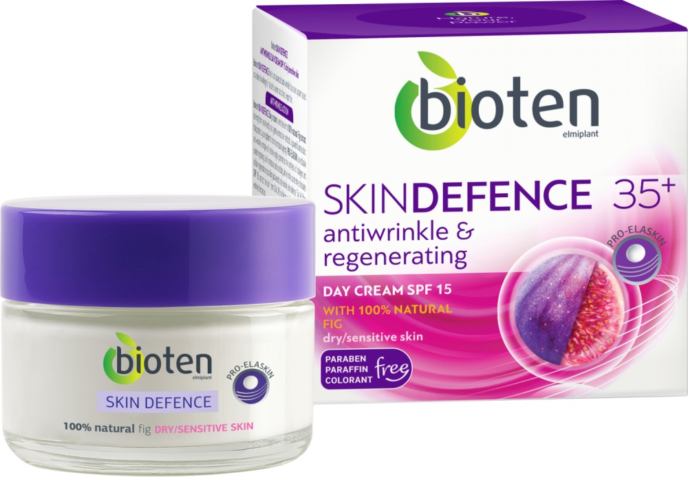 Bioten Skin Defence 35+ Antiwrinkle & Regenerating Day Cream SPF 15 -        "Skin Defence" - 