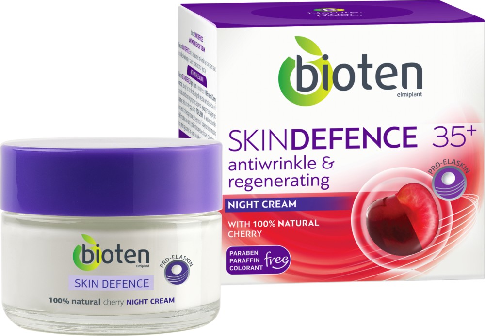 Bioten Skin Defence 35+ Antiwrinkle & Regenerating Night Cream -        "Skin Defence" - 