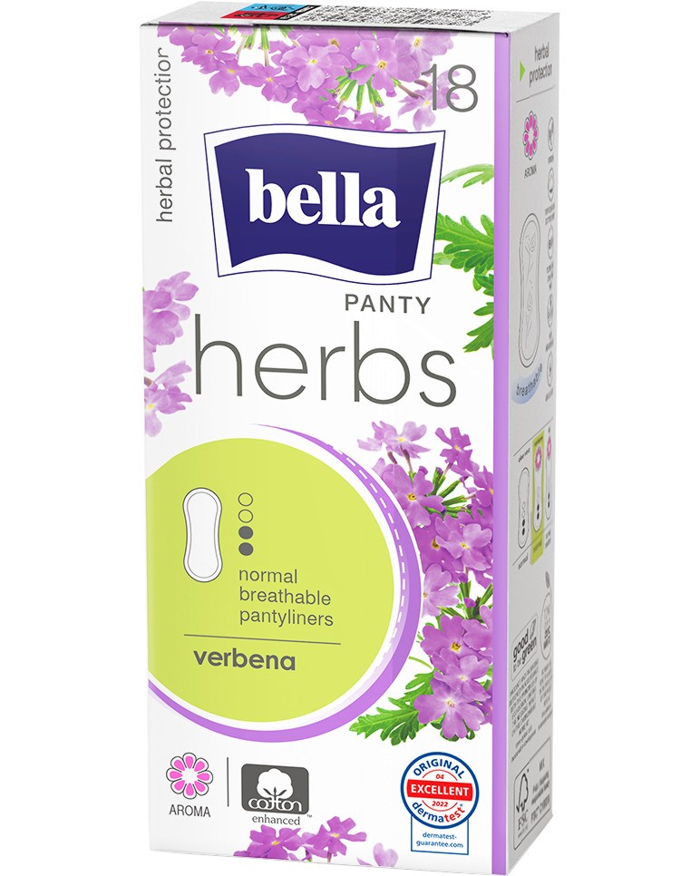 Bella Herbs Panty Verbena Normal Deo Fresh - 18     -  