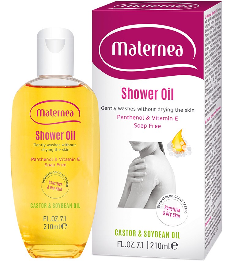 Maternea Shower Oil - ��� ���� � ��������, ������� E � ����� �� ����� � ��� - ����