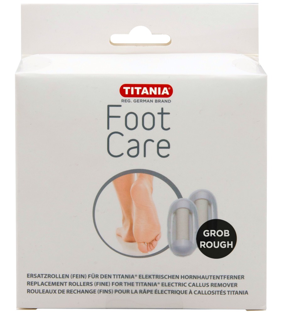 Titania Foot Care Electric Callus Replacement Rollers - 2           Foot Care - 
