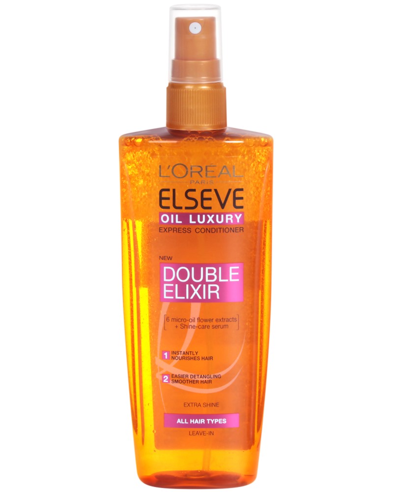 Elseve Oil Luxury Double Elixir -         Extraordinary Oil - 