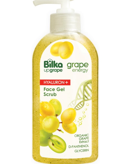 Bilka Grape Energy Hyaluron+ Face Gel Scrub -        Grape Energy - 