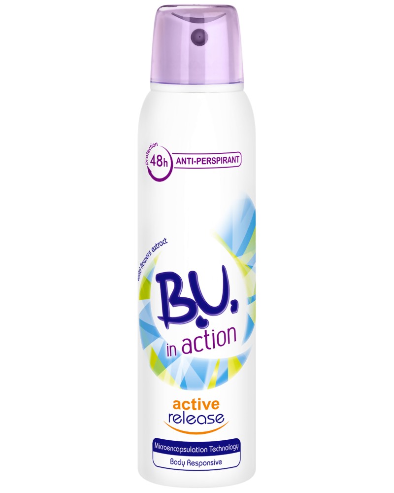 B.U. in Action Active Release Anti-Perspirant -             "in Action" - 