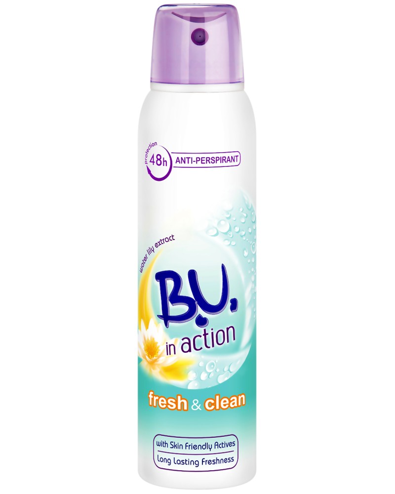 B.U. in Action Fresh & Clean Anti-Perspirant -             "in Action" - 