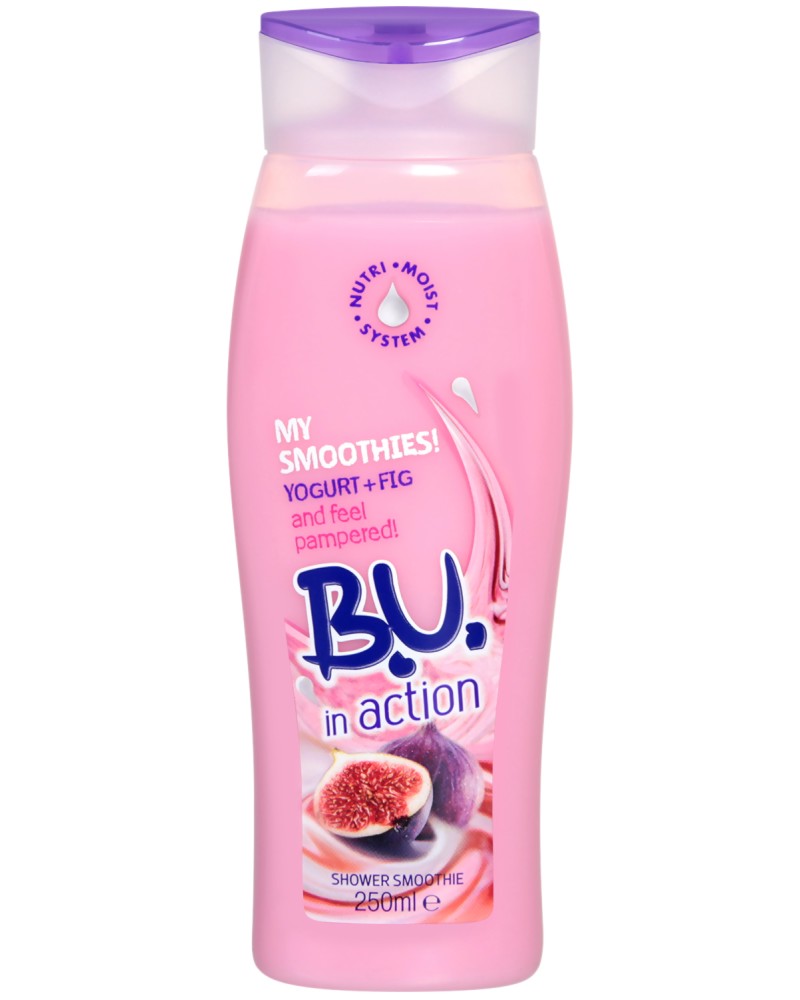 B.U. in Action Yogurt + Fig Shower Smoothie -         "in Action" -  