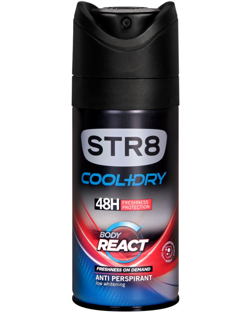 STR8 Cool+Dry Body React Anti Perspirant -      - 