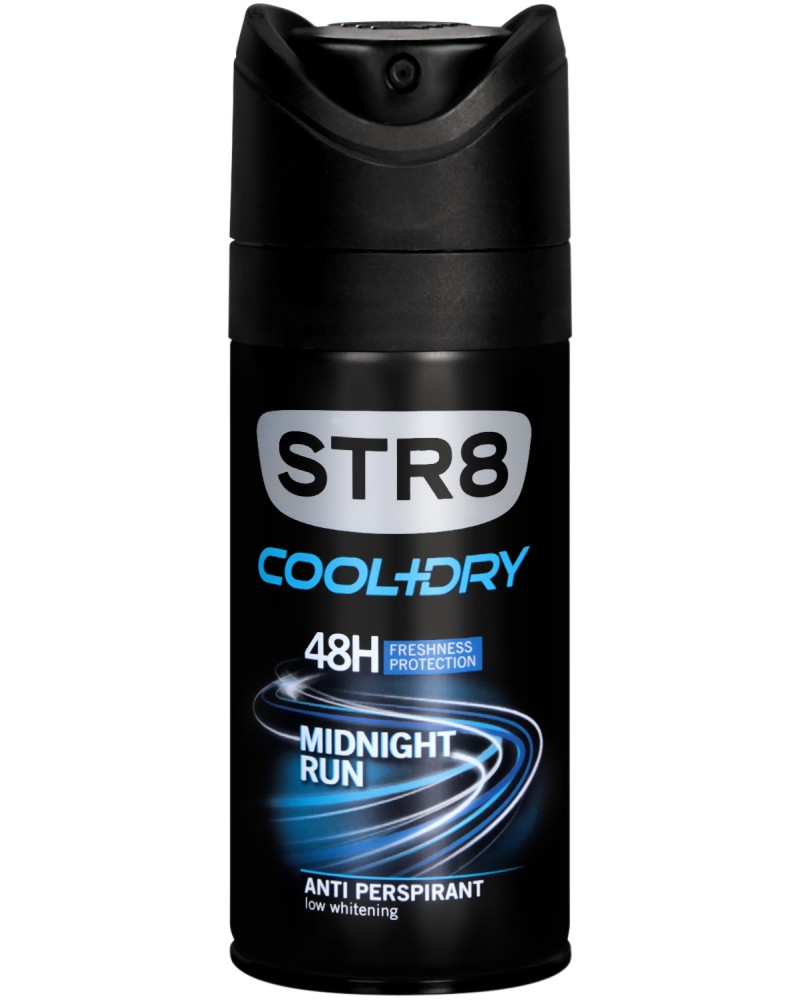 STR8 Cool+Dry Midnight Run Anti Perspirant -      - 