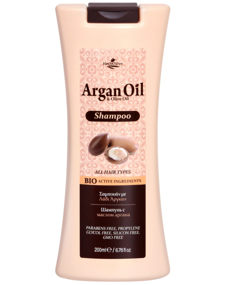 HerbOlive Argan Oil & Olive Oil Shampoo -            - 