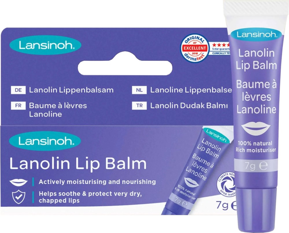 Lansinoh Lanolin Lip Balm -      - 