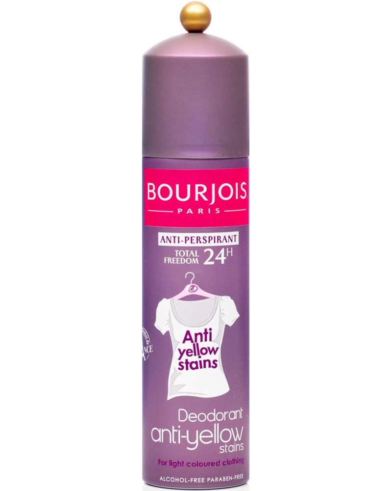 Bourjois Anti-Yellow Stains Anti-Perspirant Deodorant -     - 
