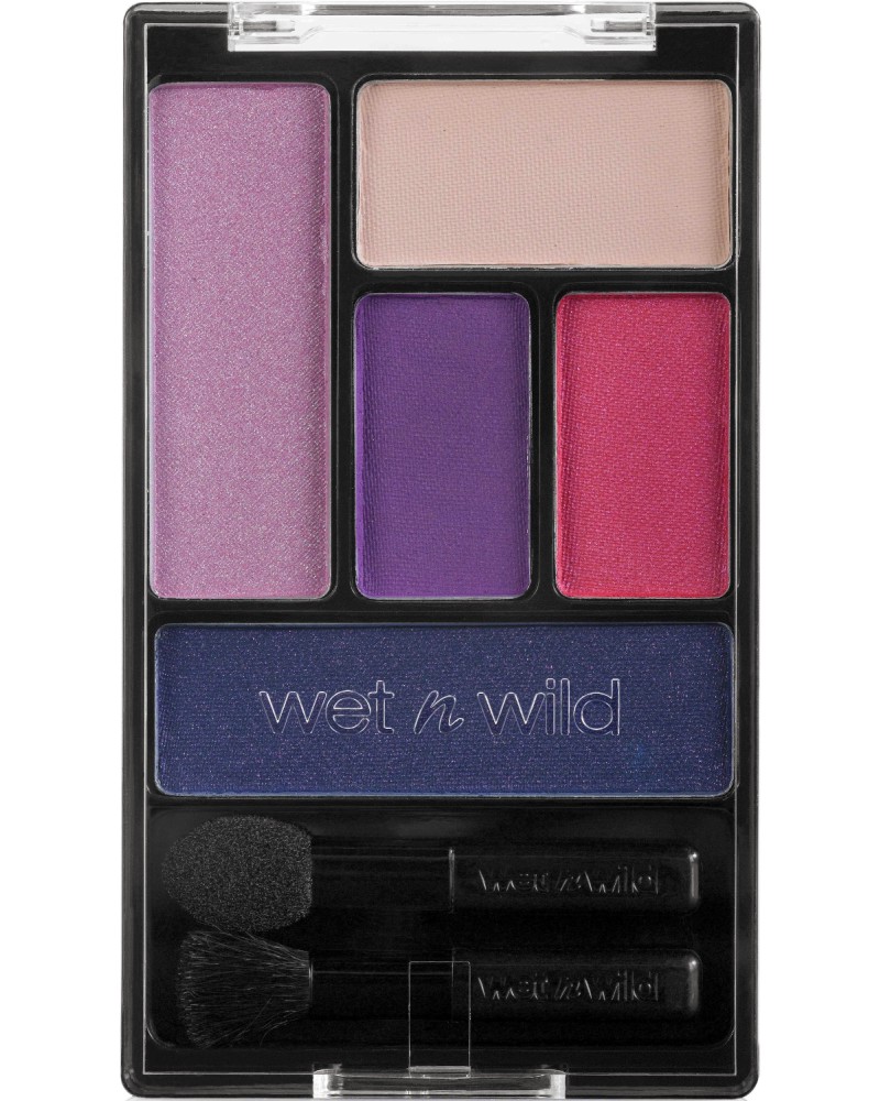 Wet'n'Wild Color Icon Eyeshadow Pallete - Палитра от 5 цвята сенки за очи в комплект с апликатори от серията Color Icon - сенки