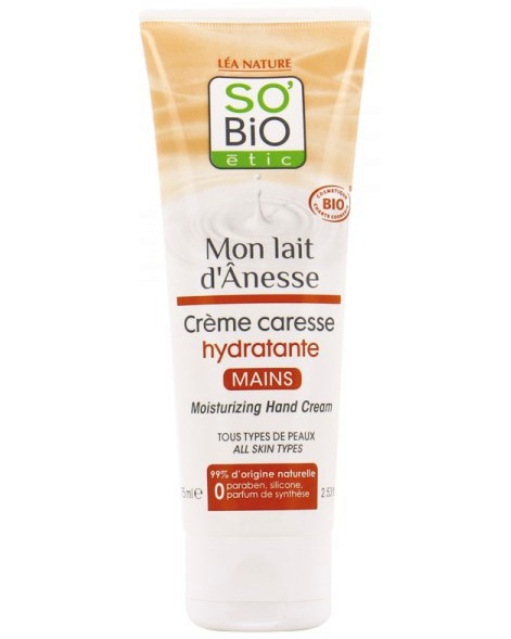 SO BiO Etic Mon Lait d'Anesse Moisturizing Hand Cream -          "Mon Lait d'Anesse" - 