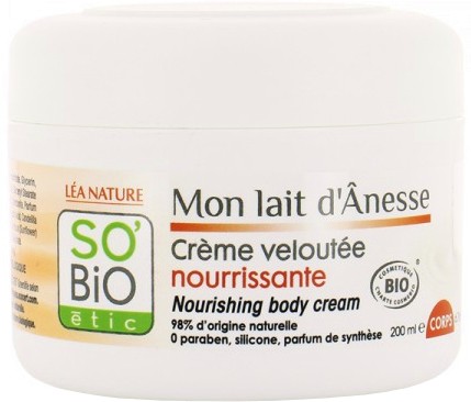 SO BiO Etic Mon Lait d'Anesse Nourishing Body Cream -           "Mon Lait d'Anesse" - 