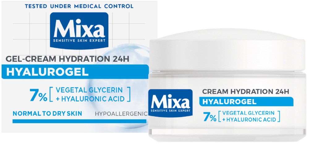 Mixa Hyalurogel Gel-Cream -            Hyalurogel - 