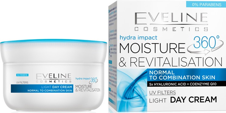 Eveline Hydra Impact Moisture & Revitalisation Day Face Cream -           - 