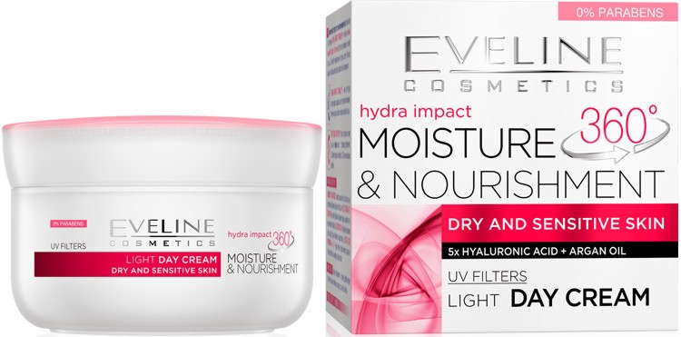 Eveline Hydra Impact Moisture & Nourishment Day Face Cream -             - 
