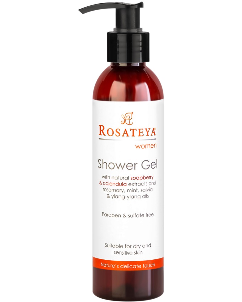 Rosateya Women Shower Gel for Dry and Sensitive Skin -     ,          -  