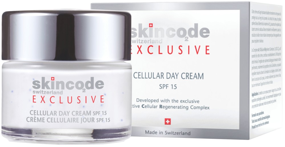 Skincode Exclusive Cellular Day Cream - SPF 15 - �������� ����������� ������ ���� �� ������� "Exclusive" - ����