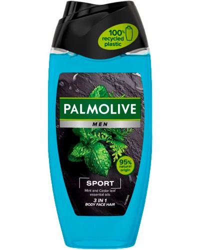 Palmolive Men Sport 3 in 1 Body, Face & Hair -    ,      -  