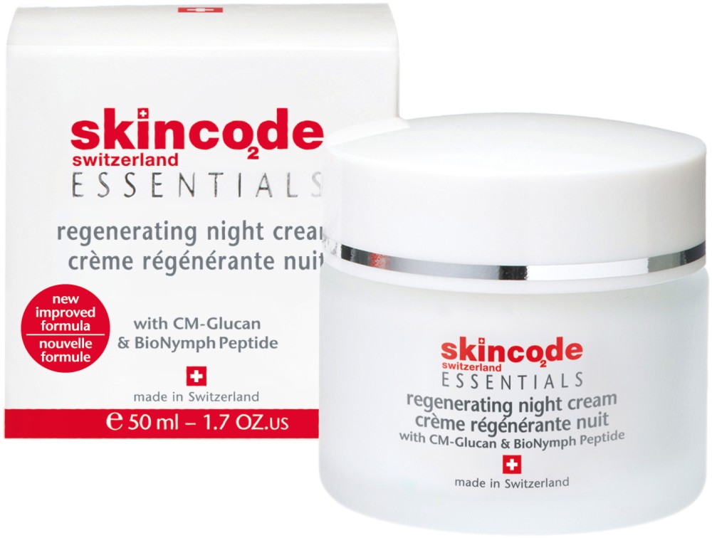 Skincode Essentials Regenerating Night Cream -        "Essentials" - 