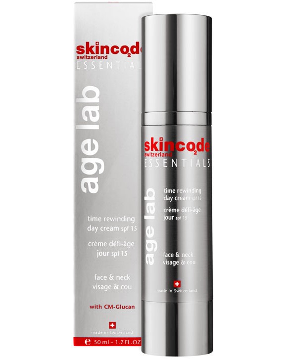 Skincode Essentials Age Lab Time Rewinding Day Cream - SPF 15 -           "Essentials Age Lab" - 