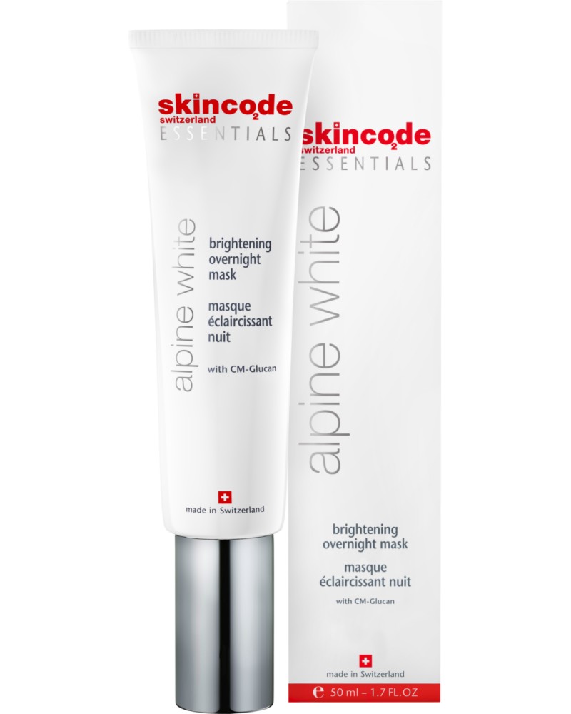Skincode Essentials Alpine White Brightening Overnight Mask -        "Essentials Alpine White" - 