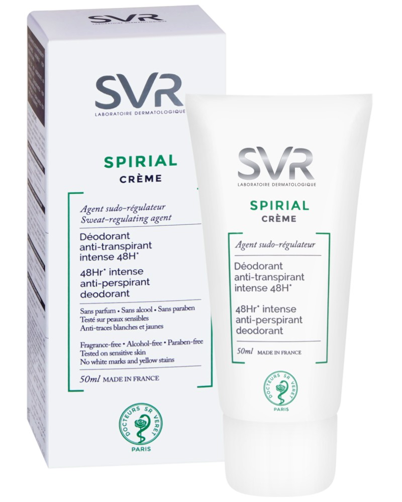 SVR Spirial Cream 48h Intense Anti-Perspirant Deodorant -          "Spirial" - 