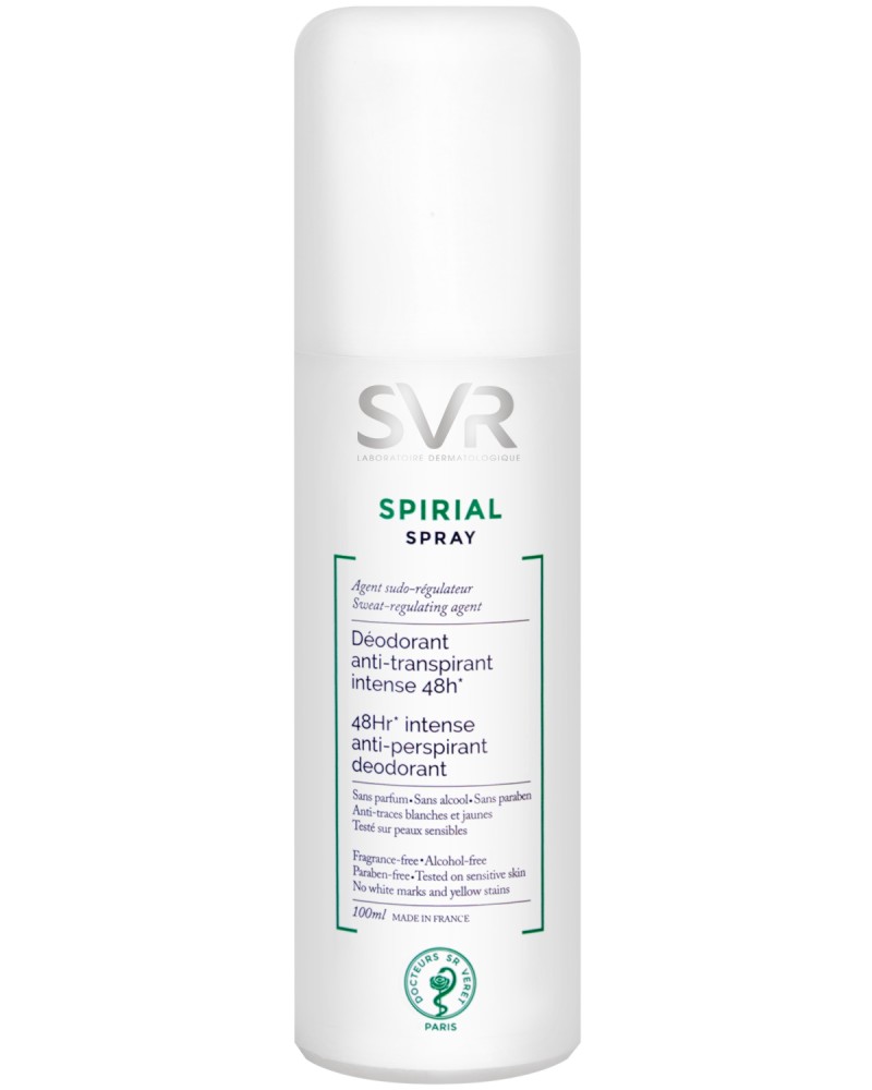 SVR Spirial Spray 48h Intense Anti-Perspirant Deodorant -       "Spirial" - 