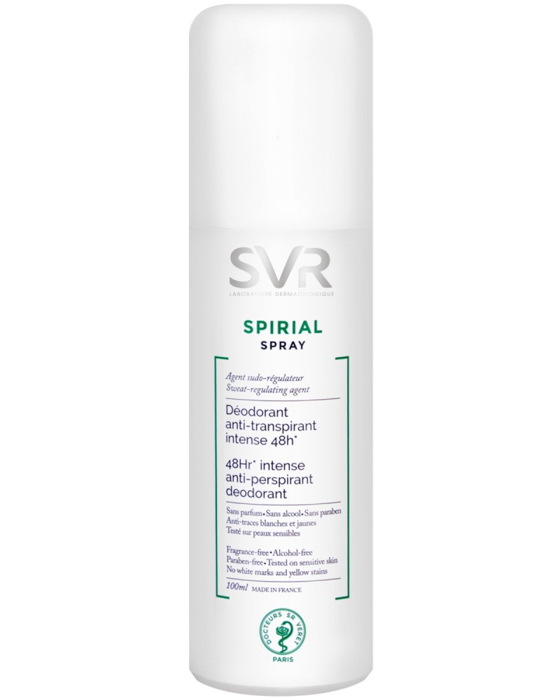 SVR Spirial Spray 48h Intense Anti-Perspirant Deodorant -       "Spirial" - 