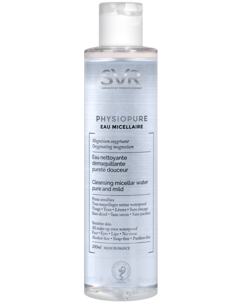 SVR Pysiopure Cleansing Micellar Water -        "Physiopure" - 