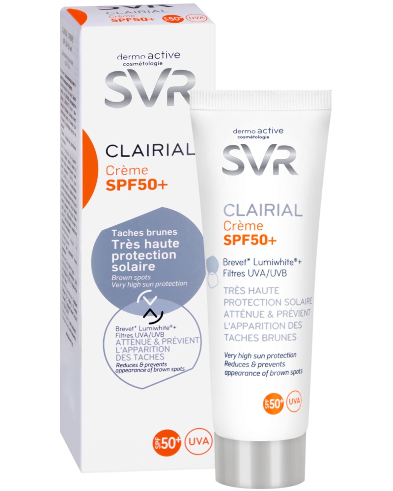 SVR Clairial Cream - SPF 50+ -         "Clairial" - 