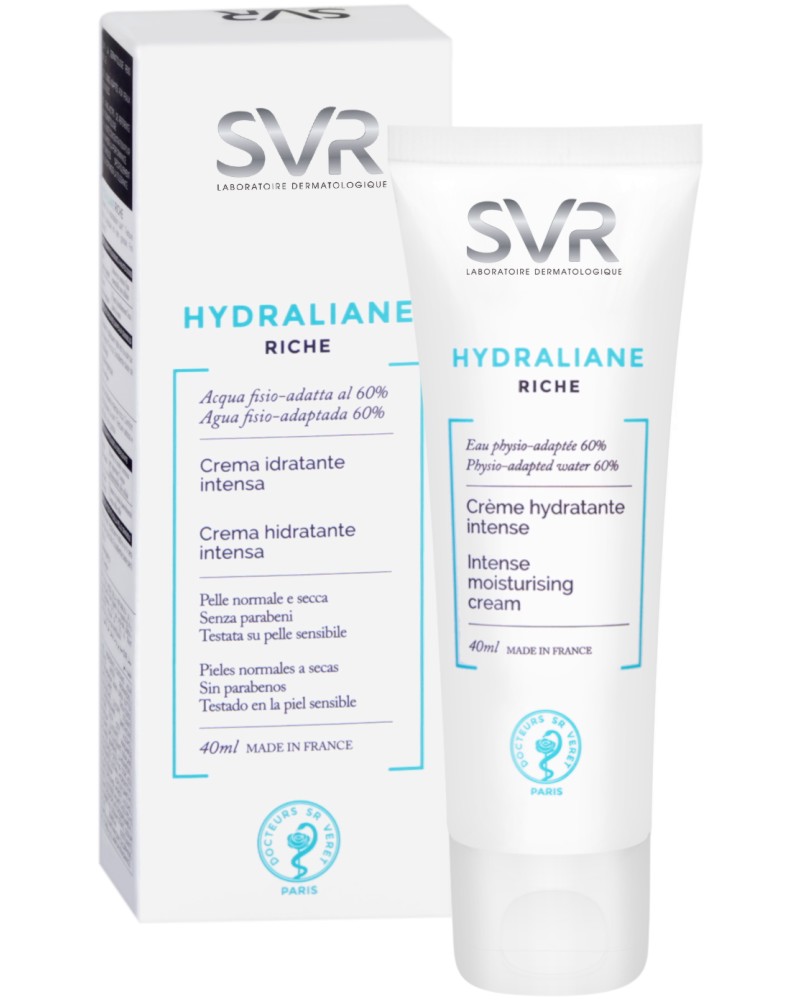 SVR Hydraliane Riche Intense Moisturising Cream - ���������� ���� �� ���� �� �������� ��� ���� ���� �� ������� "Hydraliane" - ����