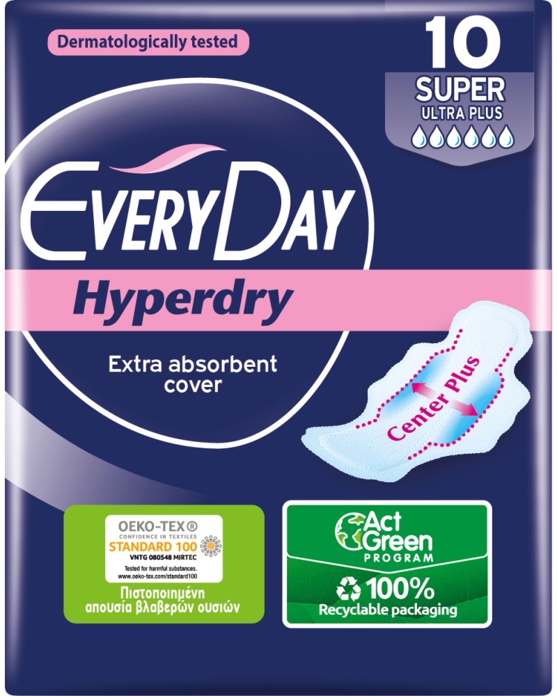 EveryDay Super Ultra Plus Hyperdry - 10  18    -  