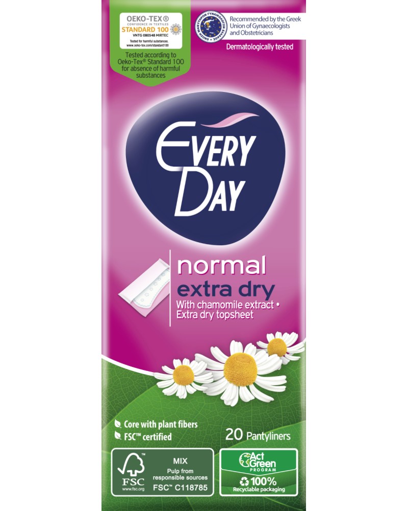 EveryDay Normal Extra Dry - 30  60      -  