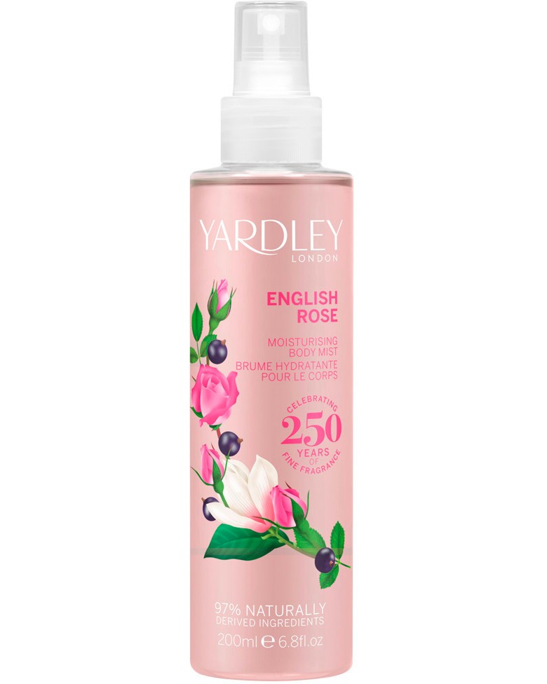 Yardley English Rose Moisturising Fragrance Body Mist -       English Rose - 