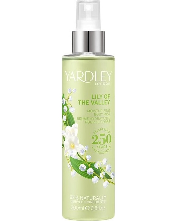 Yardley Lily of the Valley Moisturising Fragrance Body Mist -       Lily of the Valley - 