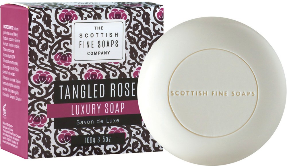 Scottish Fine Soaps Tangled Rose Luxury Soap -         "Tangled Rose" - 